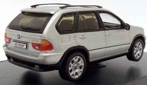 BMW X5 2005 silver 1/43 Norev NEW+boxed  #5539 instant wheels