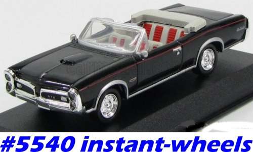 Pontiac GTO convertible 1966 black 1/43 NewRay NEW+boxed  #5540 instant wheels