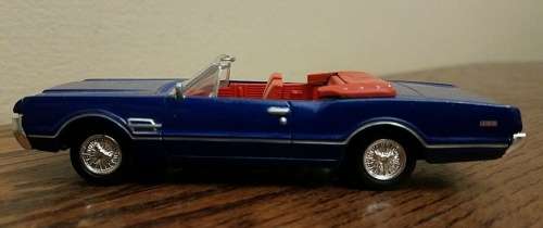 Oldsmobile Cutlass 442 Convertible 1966 blue 1/43 NewRay NEW+boxed #5541 instant wheels