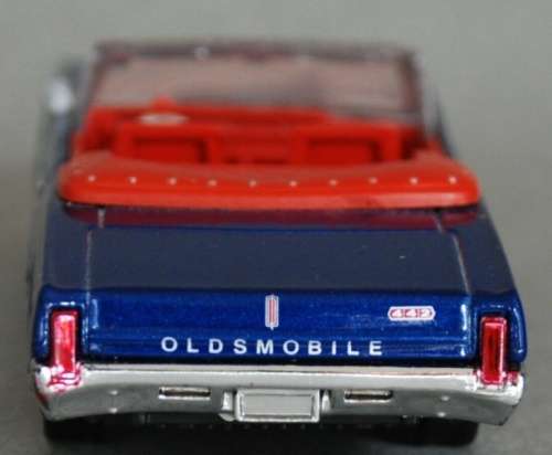 Oldsmobile Cutlass 442 Convertible 1966 blue 1/43 NewRay NEW+boxed #5541 instant wheels