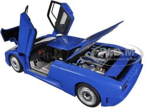BUGATTI GB11 1991 blue 1/18 Bburago NEW+boxed  #8027 instant wheels