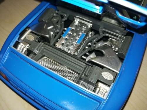 BUGATTI GB11 1991 blue 1/18 Bburago NEW+boxed  #8027 instant wheels