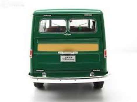 Willys Jeep Stationwagon 1955 green-met 1/18 Rd.Legends-Yat Ming NEW+boxed  #8046 instant wheels