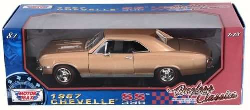 Chevrolet Chevelle SS 396 1969 bronze 1/18 Motormax NEW+boxed  #8051 instant wheels