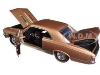 Chevrolet Chevelle SS 396 1969 bronze 1/18 Motormax NEW+boxed  #8051 instant wheels