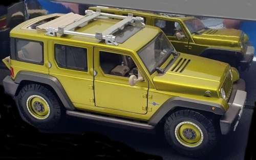 Jeep Rescue Concept 2005 green-met 1/18 Maisto NEW+DeLuxe Showcased  #8064 instant wheels