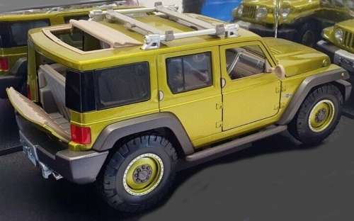 Jeep Rescue Concept 2005 green-met 1/18 Maisto NEW+DeLuxe Showcased  #8064 instant wheels