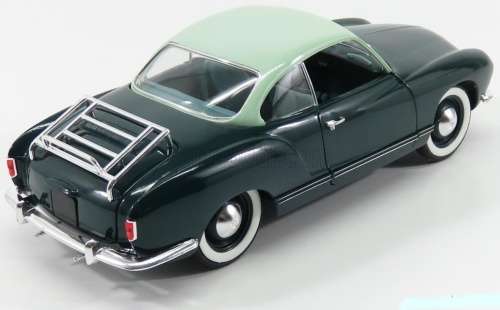 Volkswagen Karmann Ghia 1957 green 1/18 Solido NEW+showcased #8065 instant wheels
