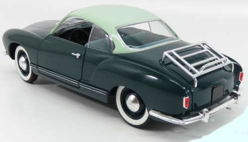 Volkswagen Karmann Ghia 1957 green 1/18 Solido NEW+showcased #8065 instant wheels