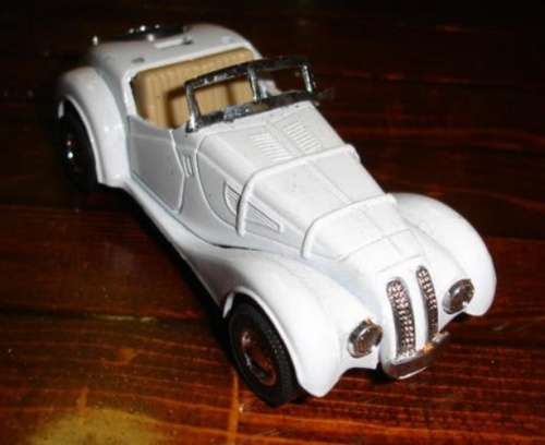 BMW 328 Roadster 1936 white 1/36 Welly NEW+reblistered  #3603 instant wheels