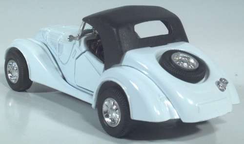 BMW 328 Roadster 1936 white 1/36 Welly NEW+reblistered  #3603 instant wheels