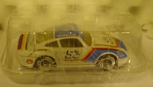 Porsche 959 #53 1990 white 1/38 Matchbox-Lesney used+reblistered  #3804 instant wheels