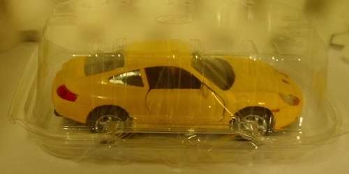 Porsche 911 Carrera 2001  light-yellow 1/38 Welly NEW+reblistered  #3805 instant wheels