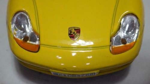 Porsche 911 Carrera 2001  light-yellow 1/38 Welly NEW+reblistered  #3805 instant wheels