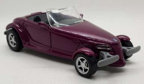 Plymouth Prowler (open) 1998 purple 1/38 Maisto NEW+reblistered  #3809 instant wheels