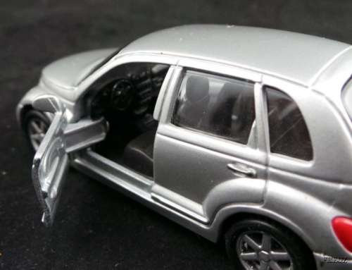 Chrysler GT Cruiser 2000 silver 1/38 Maisto NEW+reblistered  #3811 instant wheels