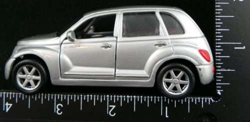 Chrysler GT Cruiser 2000 silver 1/38 Maisto NEW+reblistered  #3811 instant wheels