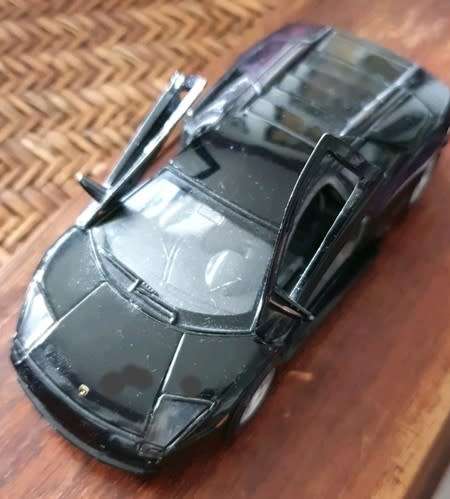 Lamborghini Murcielago 16V 6.2L `02 black 1/38 Welly NEW+reblistered   #3812 instant wheels