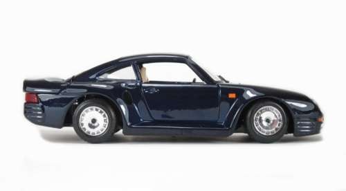 Porsche 959 1993 dark blue 1/24 Bburago NEW+reblistered  #2299 instant wheels