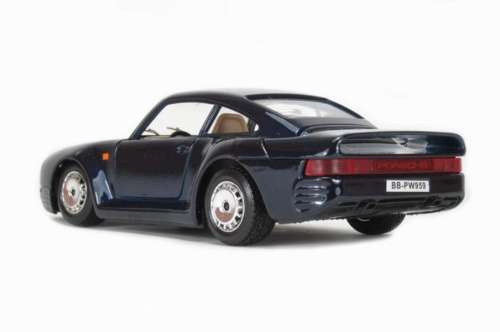 Porsche 959 1993 dark blue 1/24 Bburago NEW+reblistered  #2299 instant wheels