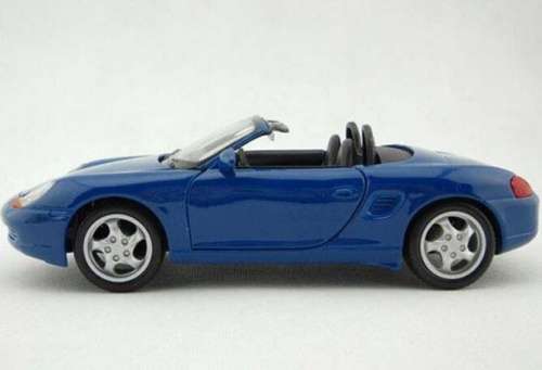 Porsche 718 Boxter Spider (982) 2015 blue 1/24 Maisto NEW+reblistered #2302 instant wheels
