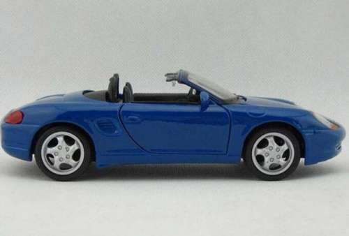 Porsche 718 Boxter Spider (982) 2015 blue 1/24 Maisto NEW+reblistered #2302 instant wheels