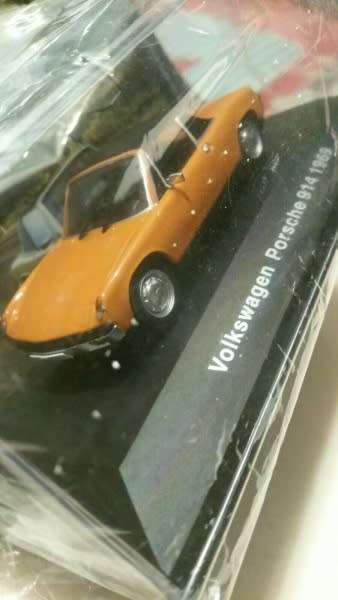 Volkwagen Porsche 914 1969 orange 1/43 IXO NEW+boxed  #5547 instant wheels