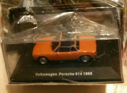 Volkwagen Porsche 914 1969 orange 1/43 IXO NEW+boxed  #5547 instant wheels