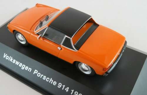 Volkwagen Porsche 914 1969 orange 1/43 IXO NEW+boxed  #5547 instant wheels