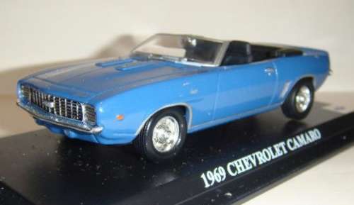Chevrolet Camaro Convertible 1969 blue 1/43 IXO NEW+boxed  #5549 instant wheels