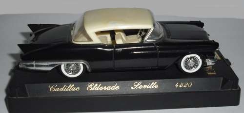 Cadillac Eldorado Seville 1957 black+white 1/43 Solido NEW+boxed #5551 instant wheels