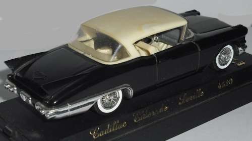 Cadillac Eldorado Seville 1957 black+white 1/43 Solido NEW+boxed #5551 instant wheels