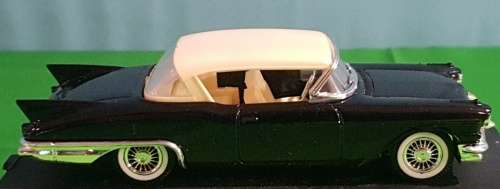 Cadillac Eldorado Seville 1957 black+white 1/43 Solido NEW+boxed #5551 instant wheels