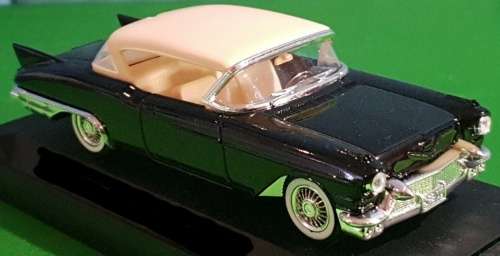 Cadillac Eldorado Seville 1957 black+white 1/43 Solido NEW+boxed #5551 instant wheels