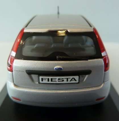 Ford Fiesta `01 3-door silver  1/43 Minichamps NEW+boxed  #4972 instant wheels