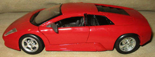 Lamborghini Murcielago 2004 red 1/40(!) POWER RACER Maisto NEW+boxed  #4000 instant wheels