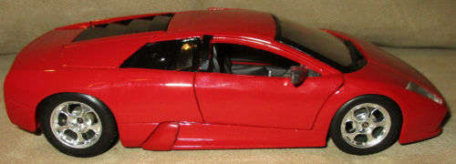 Lamborghini Murcielago 2004 red 1/40(!) POWER RACER Maisto NEW+boxed  #4000 instant wheels