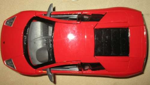 Lamborghini Murcielago 2004 red 1/40(!) POWER RACER Maisto NEW+boxed  #4000 instant wheels