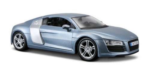 Audi R8 Coupe 2009 lt.blue-met 1/24 Maisto NEW+reblistered  #2322 instant wheels