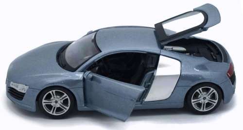 Audi R8 Coupe 2009 lt.blue-met 1/24 Maisto NEW+reblistered  #2322 instant wheels
