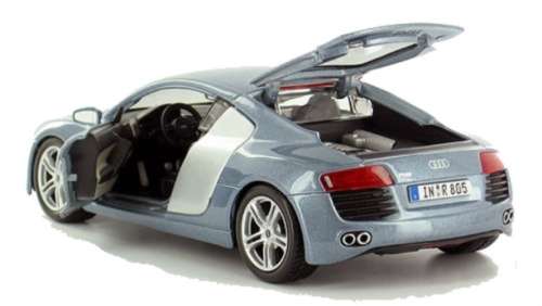 Audi R8 Coupe 2009 lt.blue-met 1/24 Maisto NEW+reblistered  #2322 instant wheels