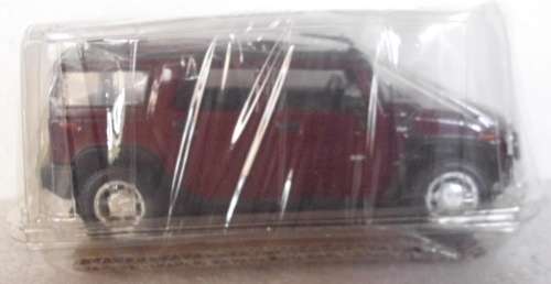 Hummer H2 SUV 2009 dk.red 1/27 (18cm length) Maisto NEW+reblistered  #2318 instant wheels
