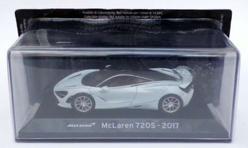 McLaren 720S 2017 lt.grey-met 1/43 IXO/Altaya NEW+boxed   #5561 instant wheels
