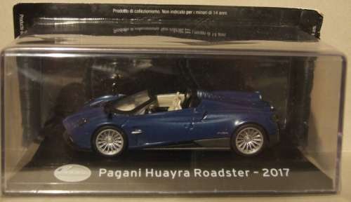 Pagani Huayra Roadster 2017 blue+carbon 1/43 IXO NEW+boxed    #5562 instant wheels