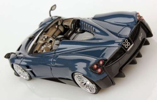 Pagani Huayra Roadster 2017 blue+carbon 1/43 IXO NEW+boxed    #5562 instant wheels