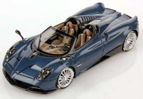 Pagani Huayra Roadster 2017 blue+carbon 1/43 IXO NEW+boxed    #5562 instant wheels