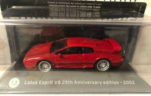 Lotus Esprit V8 25th Anniversary Edition 2002 red 1/43 IXO NEW+boxed #5563 instant wheels