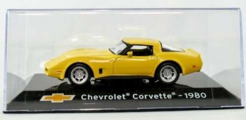 Chevrolet Corvette Coupe C3 1980 yellow 1/43 IXO NEW+boxed   #5565 instant wheels