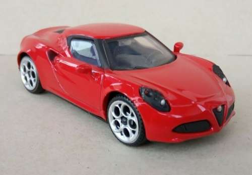 Alfa Romeo 4C Coupe Type 960 2013-2020 red 1/43 IXO NEW+boxed  #5568 instant wheels