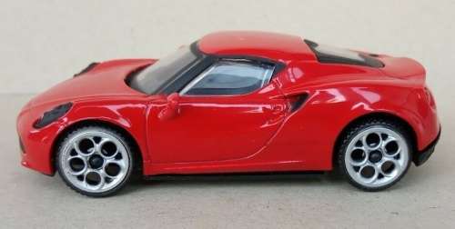 Alfa Romeo 4C Coupe Type 960 2013-2020 red 1/43 IXO NEW+boxed  #5568 instant wheels